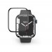 Bufalo Apple Watch 45mm Ekran Koruyucu 3D Kavisli PMMA Nano Siyah Çerçeve