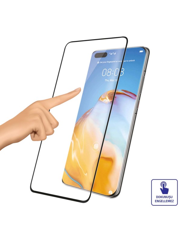 Huawei P40 Pro Ekran Koruyucu Polymer Nano Kavisli…