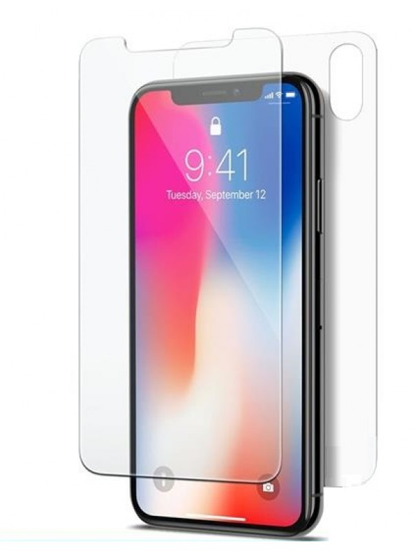 Bufalo iPhone X / XS Ekran Koruyucu ÖN+ARKA FlexiGlass Nano…