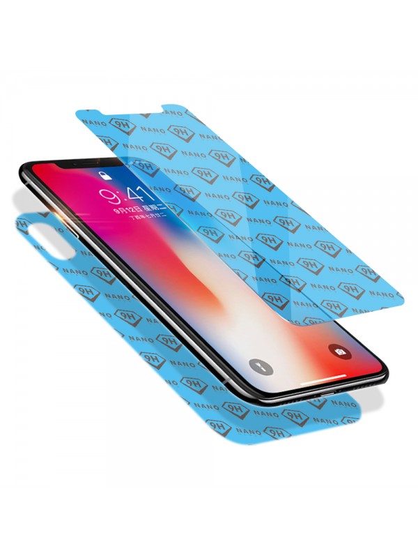 Bufalo iPhone XS Max Ekran Koruyucu ÖN+ARKA FlexiGlass Nano…