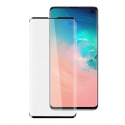 Bufalo Samsung Galaxy S10 Kavisli 3D Cam Ekran Koruyucu Full Glue Siyah