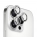 iPhone 16 Pro / 16 Pro Max Taşlı Metal Kamera Lens Koruyucu Set