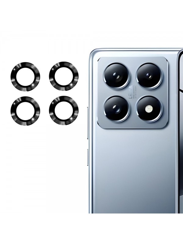 Xiaomi 14T Raze Metal Kamera Lens Koruyucu - Siyah&hellip;