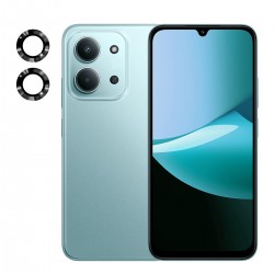 Xiaomi Redmi 15C Raze Metal Kamera Lens Koruyucu - Siyah